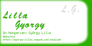 lilla gyorgy business card